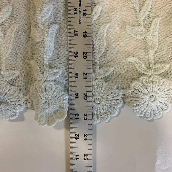 Sundance Women's Dreamscape Lace Floral Sheer Embroidered Boho Romantic Size S‎ - Picture 11 of 11